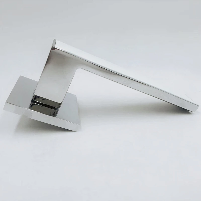 European Zinc Alloy Door Handle Lock Interior Bedroom/Bathroom lock Home Room Safety Door Lever Handles