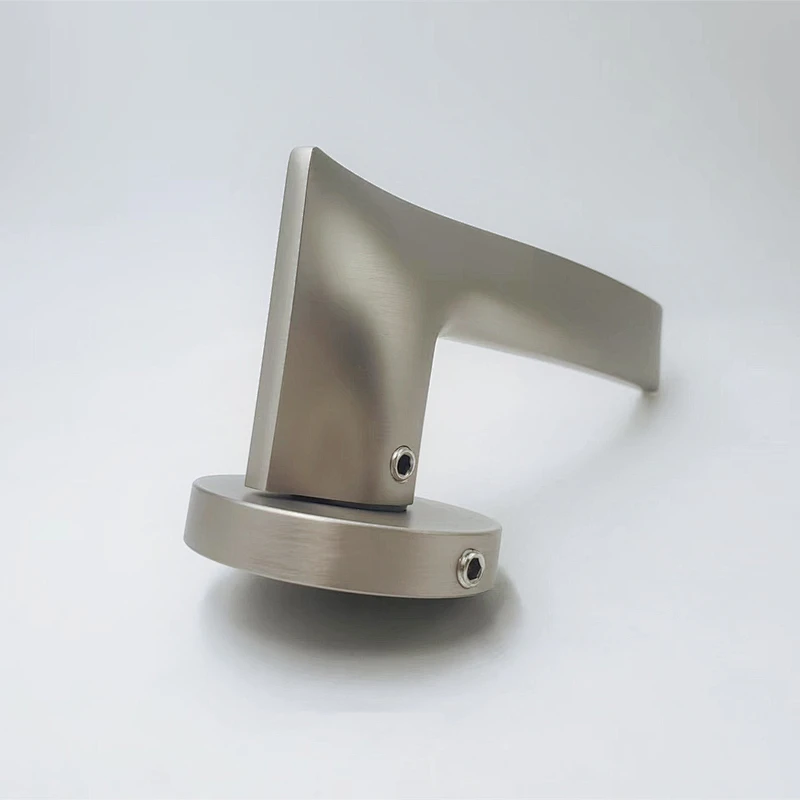 Hardware China Aleación de zinc pulido Acabado Interior Claque de metal Manija de puerta de metal para la venta