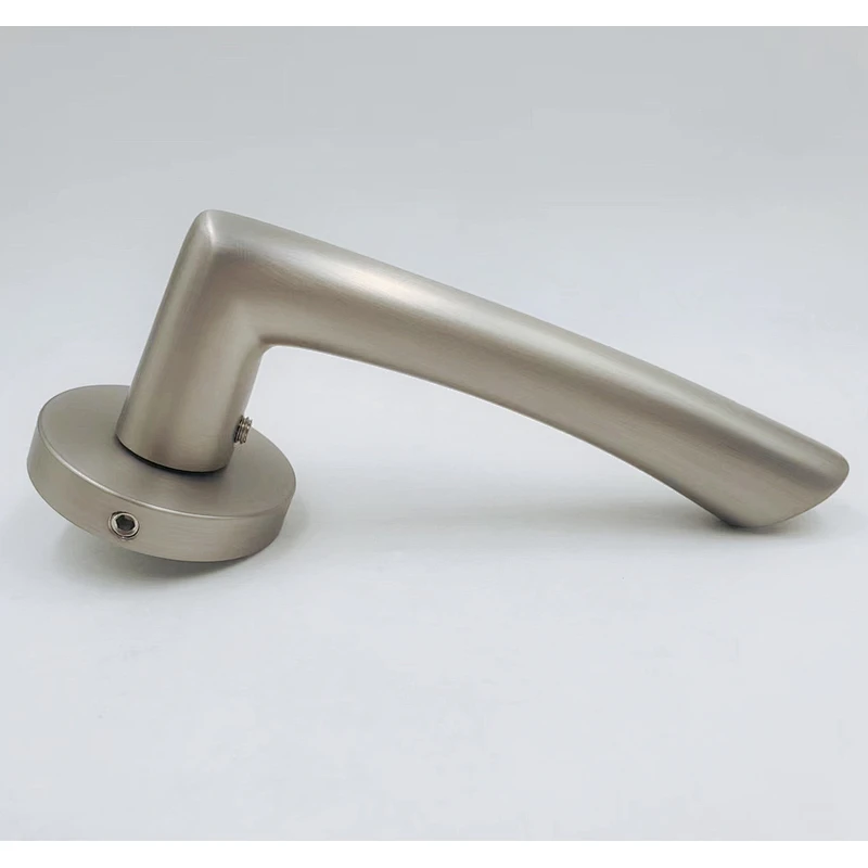 Newest Customizable Wooden Door heavy Steel zinc Handles rose lever Hardware Door Handle SN
