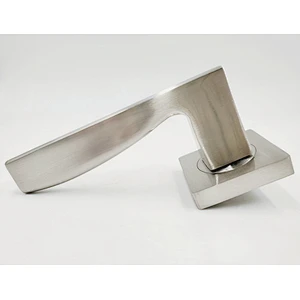 SN CP SATIN NICKEL door handle hot selling high quality level door handle zinc door lever plate handle