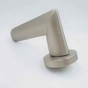 zinc alloy handle newest round rose ROSE LEVER  handle lock wooden door handle