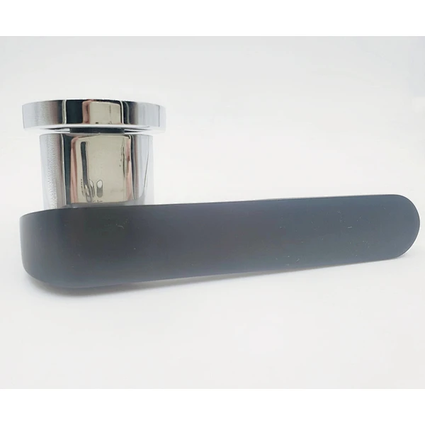 Durable Using Low Price Aluminum Black Square Fission Modern Black Door Handle