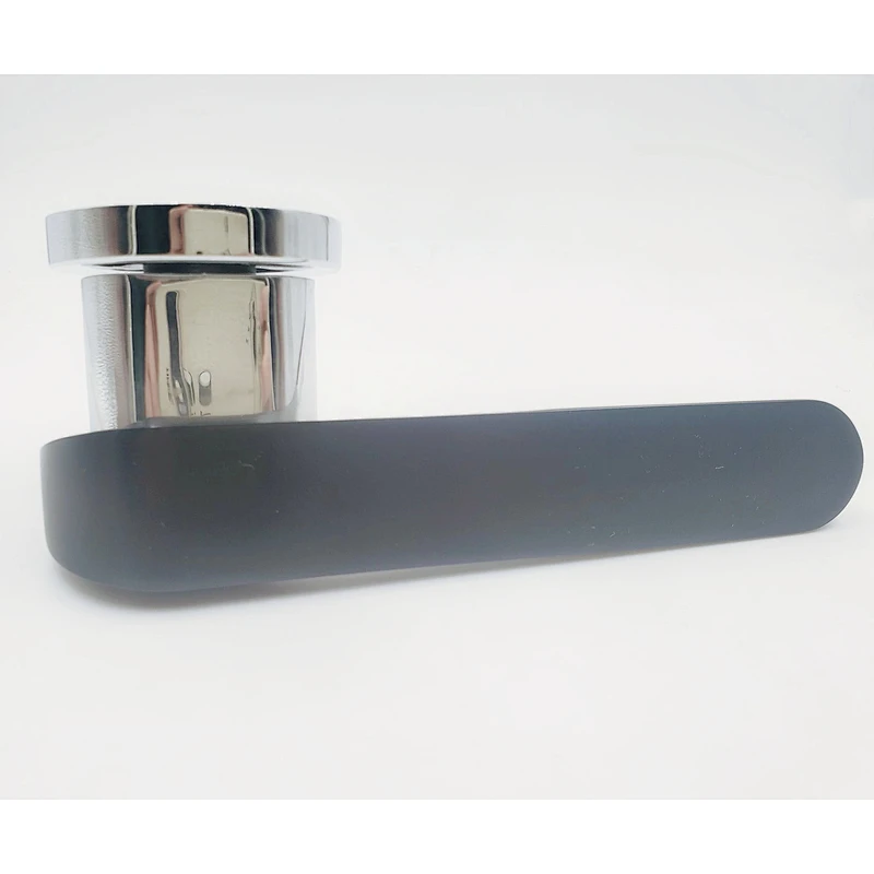Durable Using Low Price Aluminum Black Square Fission Modern Black Door Handle