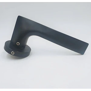 Top Quality Modern Indoor Door Handle Set black Zinc Alloy Door Accessories Handle
