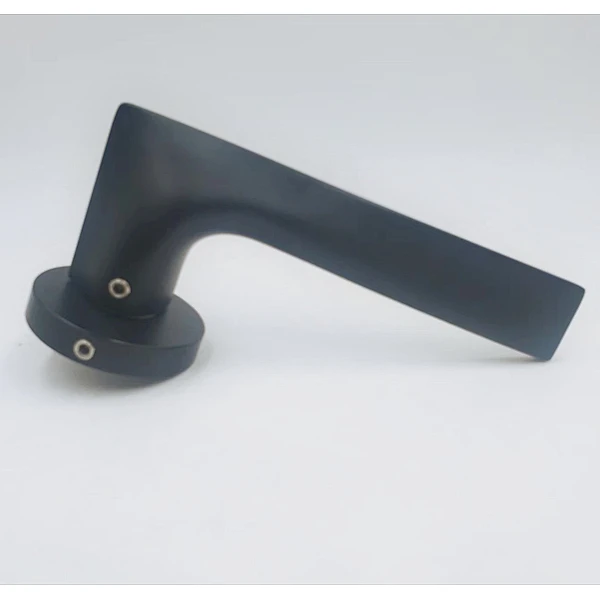 Top Quality Modern Indoor Door Handle Set black Zinc Alloy Door Accessories Handle