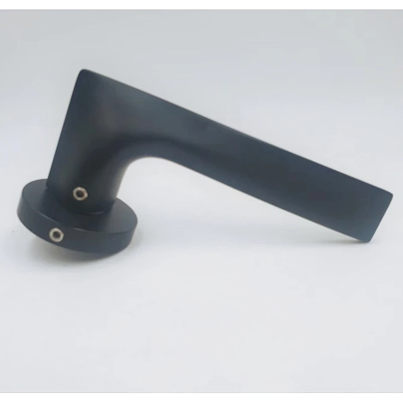 Top Quality Modern Indoor Door Handle Set black Zinc Alloy Door Accessories Handle