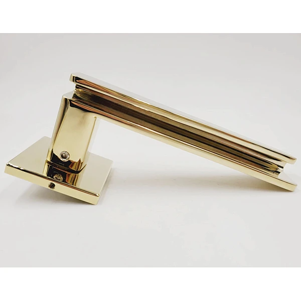 Privacy Door Lever Set with Round Rosette Aluminum Modern Door Handles Room Handle Lock Simple Door Handle Lock