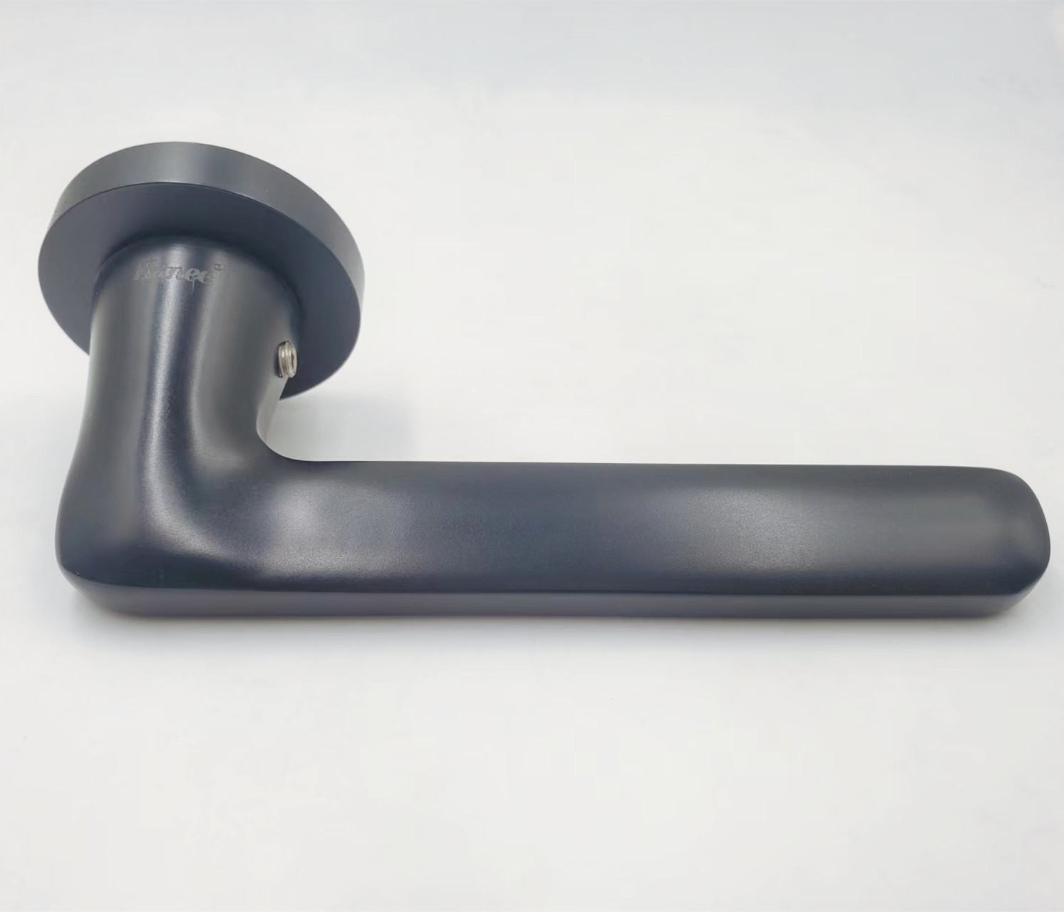 Aluminum Style Matt Antique Brass Lever Door Handle for Projects office building