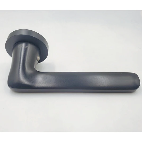 Aluminum Style Matt Antique Brass Lever Door Handle for Projects office building