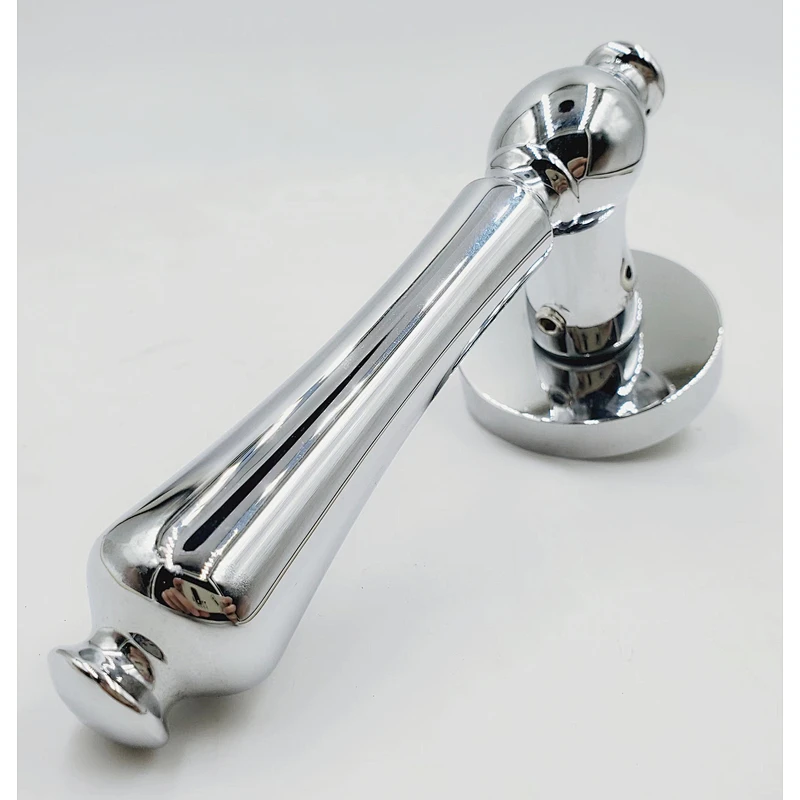 zinc alloy antique classic door lever handle on plate brass door handle lock