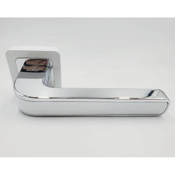 high quality factory source white finished Zinc lever with the thin rose zinc and Aluminum rosette