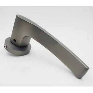 Wholesale Oem Modern Interior satin nickel Door Handle Matte Black Bedroom Door Handle And Lock