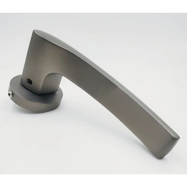 Wholesale Oem Modern Interior satin nickel Door Handle Matte Black Bedroom Door Handle And Lock