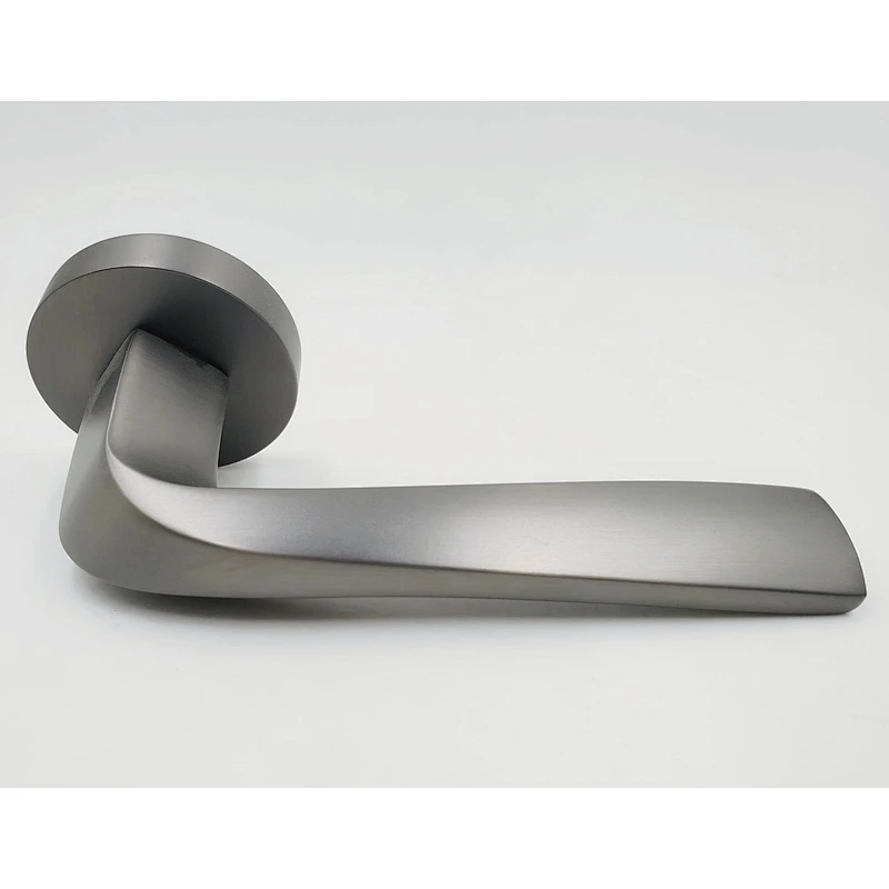 Matt With SN or GP color Zinc Alloy Interior Square Lever Luxury Door Handle Antique Door Handles