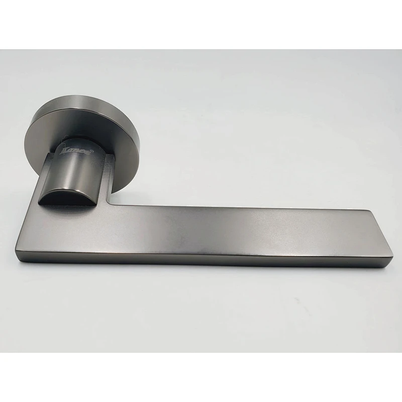 Mango de palanca de rosas circular de buena calidad manijas de puertas de madera de seguridad interior más nueva europea