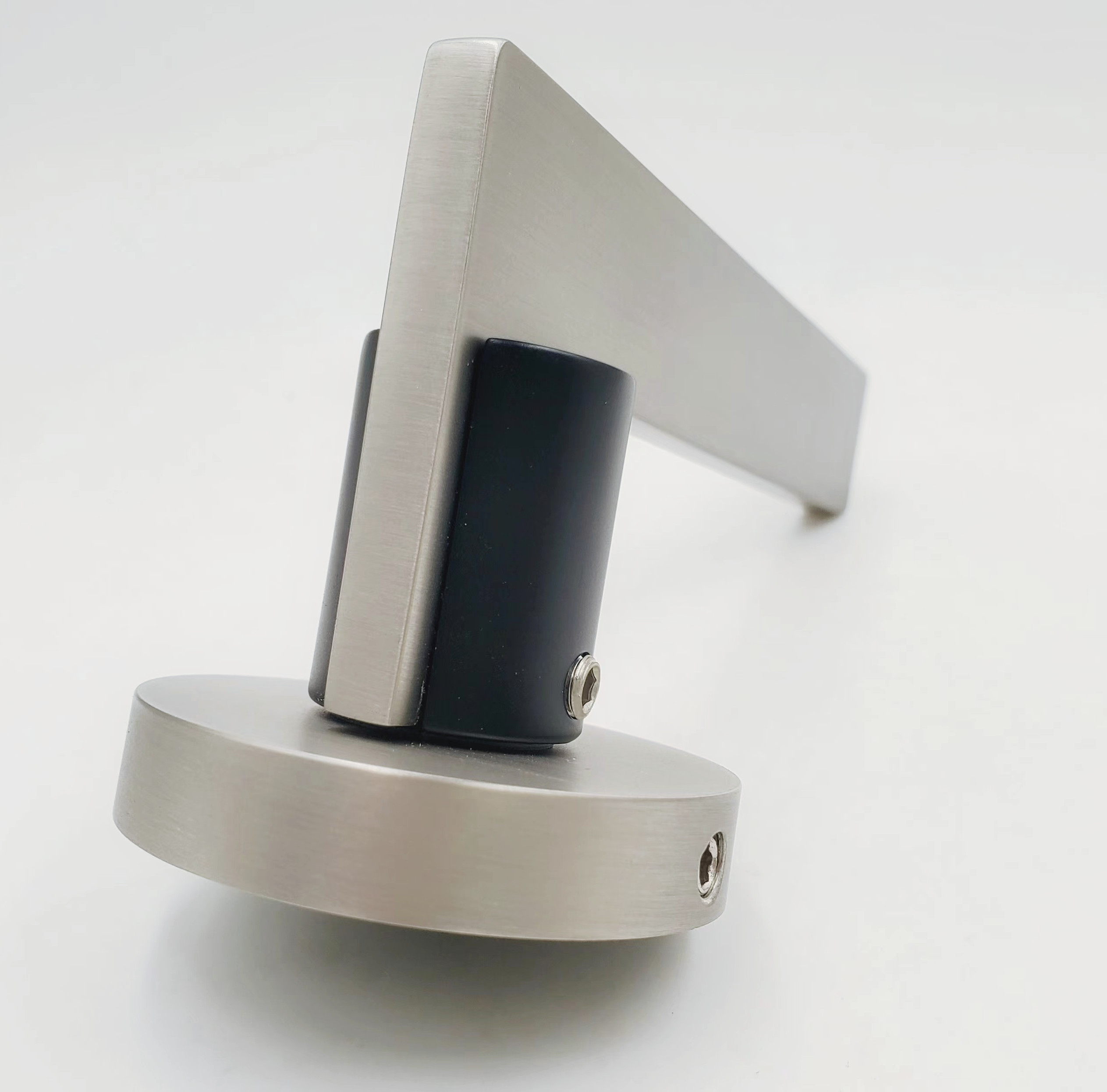Aluminum Style Matt Antique Brass Lever Door Handle for Projects office building