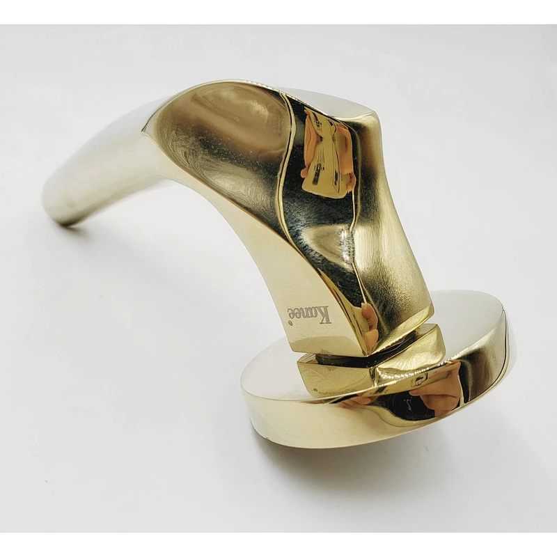 Zinc Alloy Modern Brushed Nickel Lever Door Handles Interior