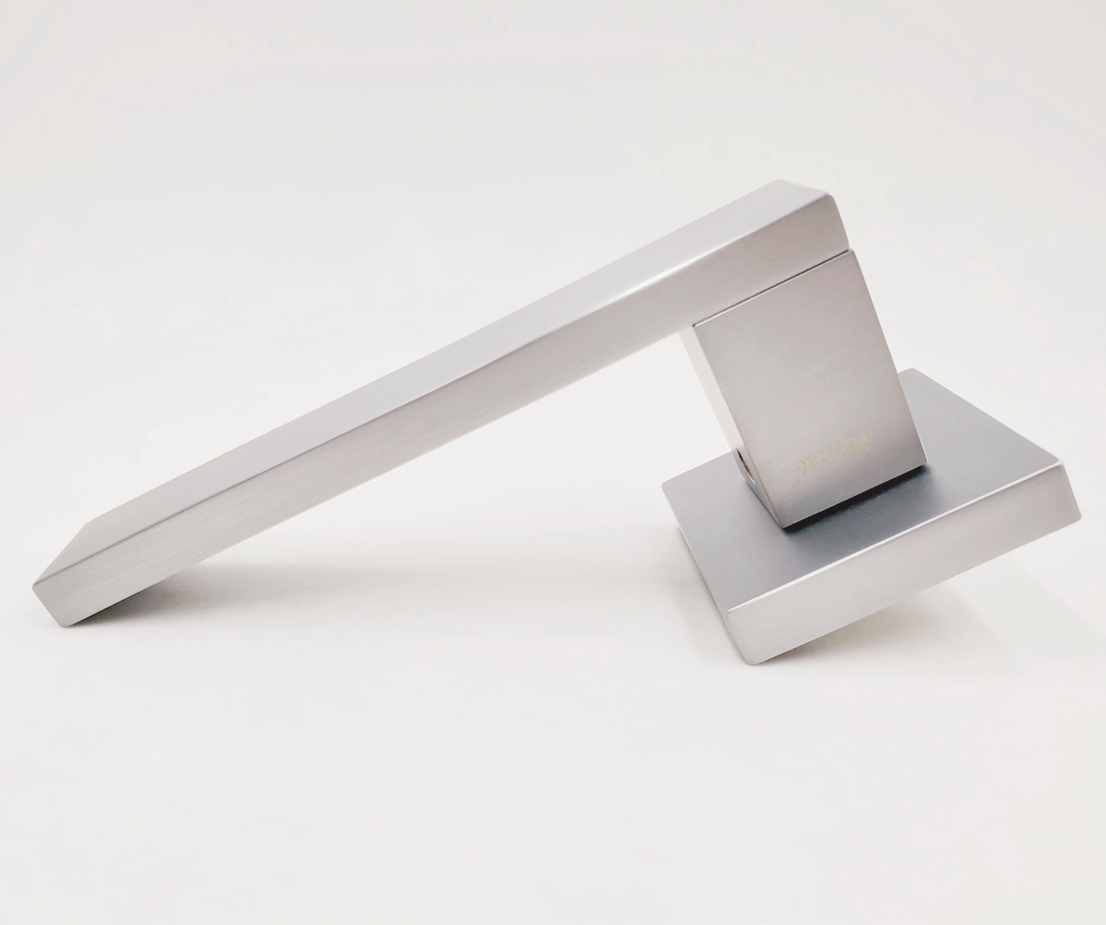 Two parts design special pattern door handle square lever round rosset furniture hardware