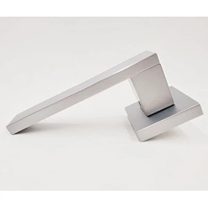 Two parts design special pattern door handle square lever round rosset furniture hardware