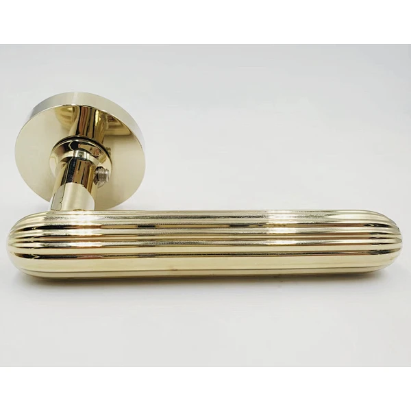 Interior Door Lock Door Handle Zinc Alloy Cylinder Luxury Gold Door Handle