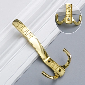 zinc alloy metal hook furniture hardware home decoration wardrobe bathroom multi-function hook