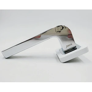 high quality factory source white finished Zinc lever with the thin rose zinc and Aluminum rosette