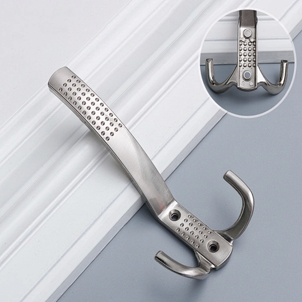zinc alloy metal hook furniture hardware home decoration wardrobe bathroom multi-function hook