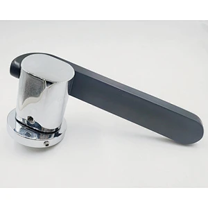 Durable Using Low Price Aluminum Black Square Fission Modern Black Door Handle