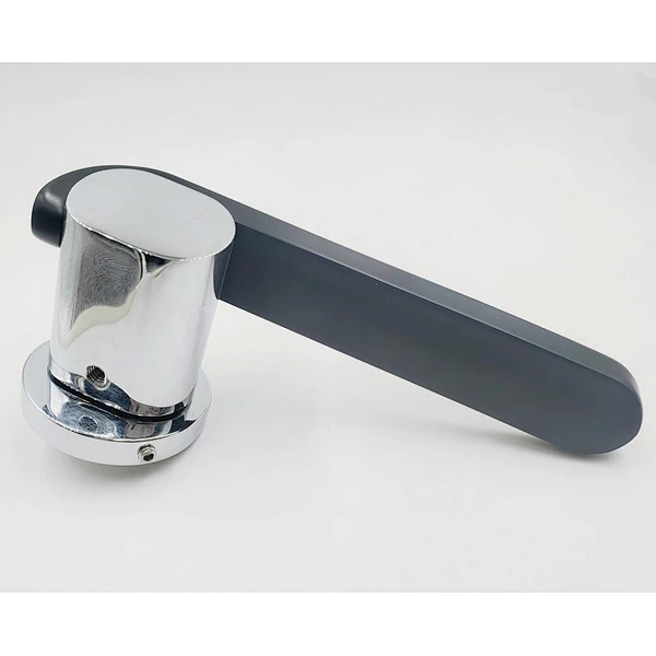 Durable Using Low Price Aluminum Black Square Fission Modern Black Door Handle