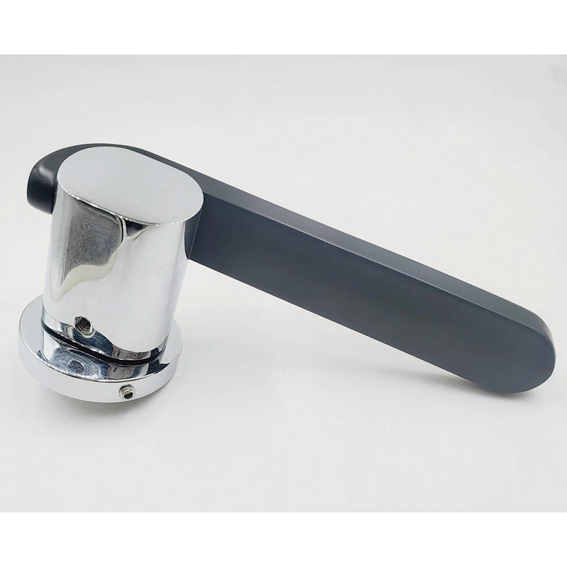 Durable Using Low Price Aluminum Black Square Fission Modern Black Door Handle