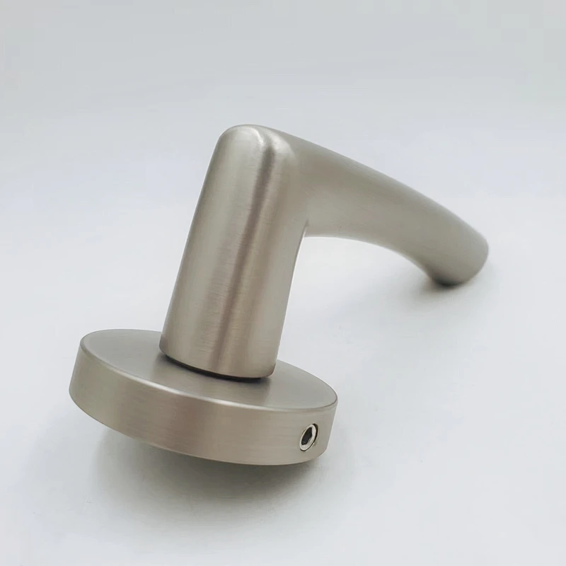 Newest Customizable Wooden Door heavy Steel zinc Handles rose lever Hardware Door Handle SN