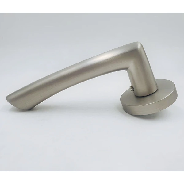 Newest Customizable Wooden Door heavy Steel zinc Handles rose lever Hardware Door Handle SN