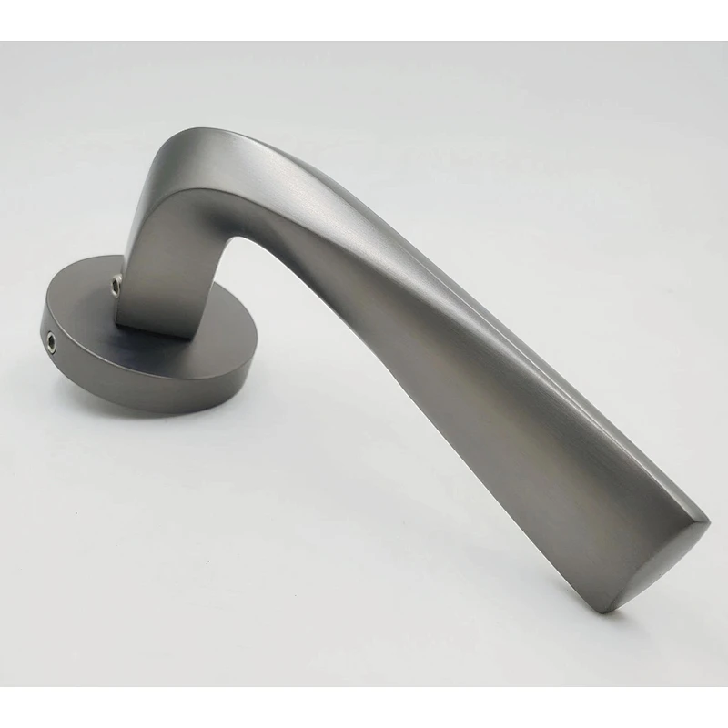 Matt With SN or GP color Zinc Alloy Interior Square Lever Luxury Door Handle Antique Door Handles