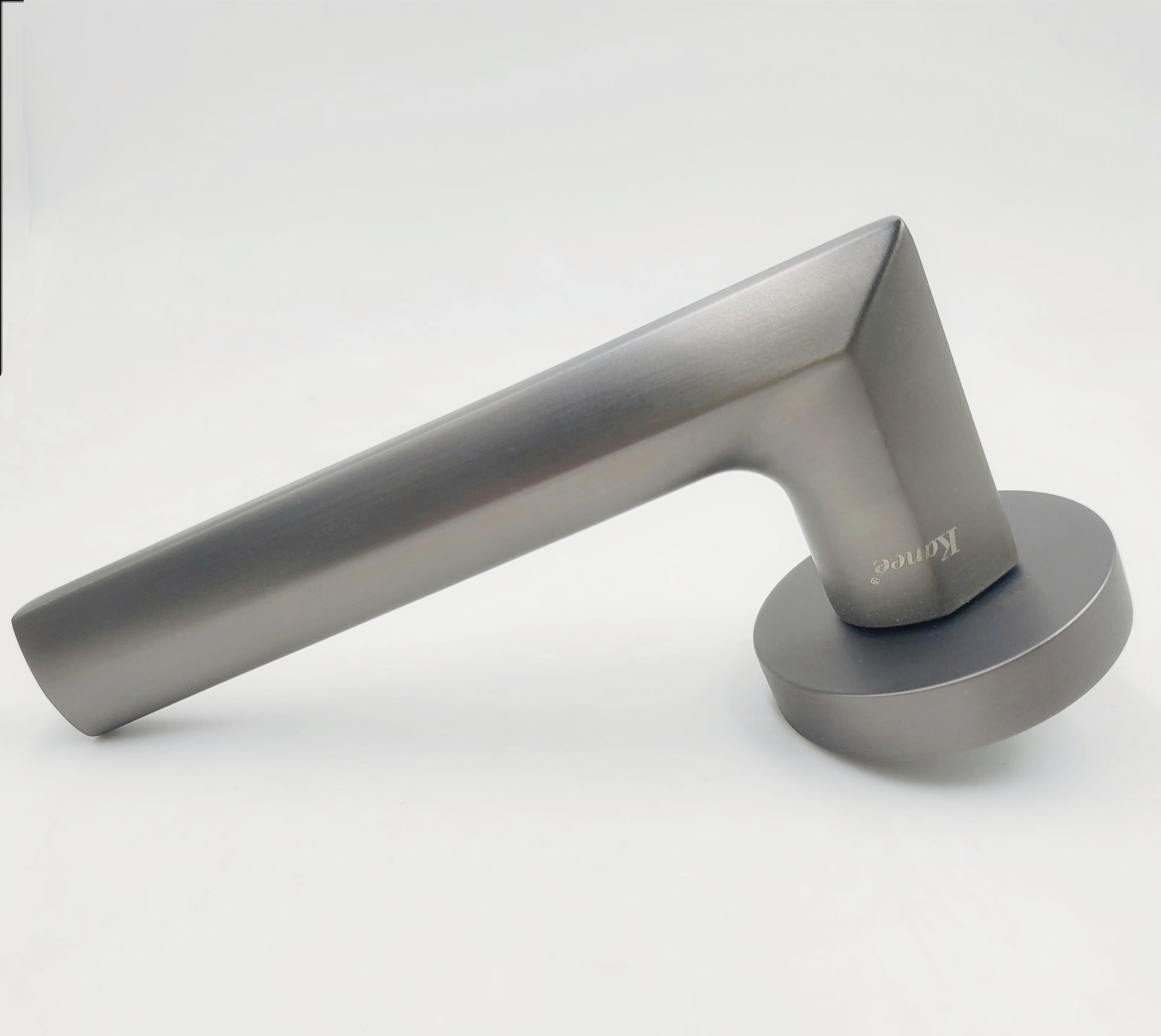 Zinc Alloy Modern Brushed Nickel Lever Door Handles Interior