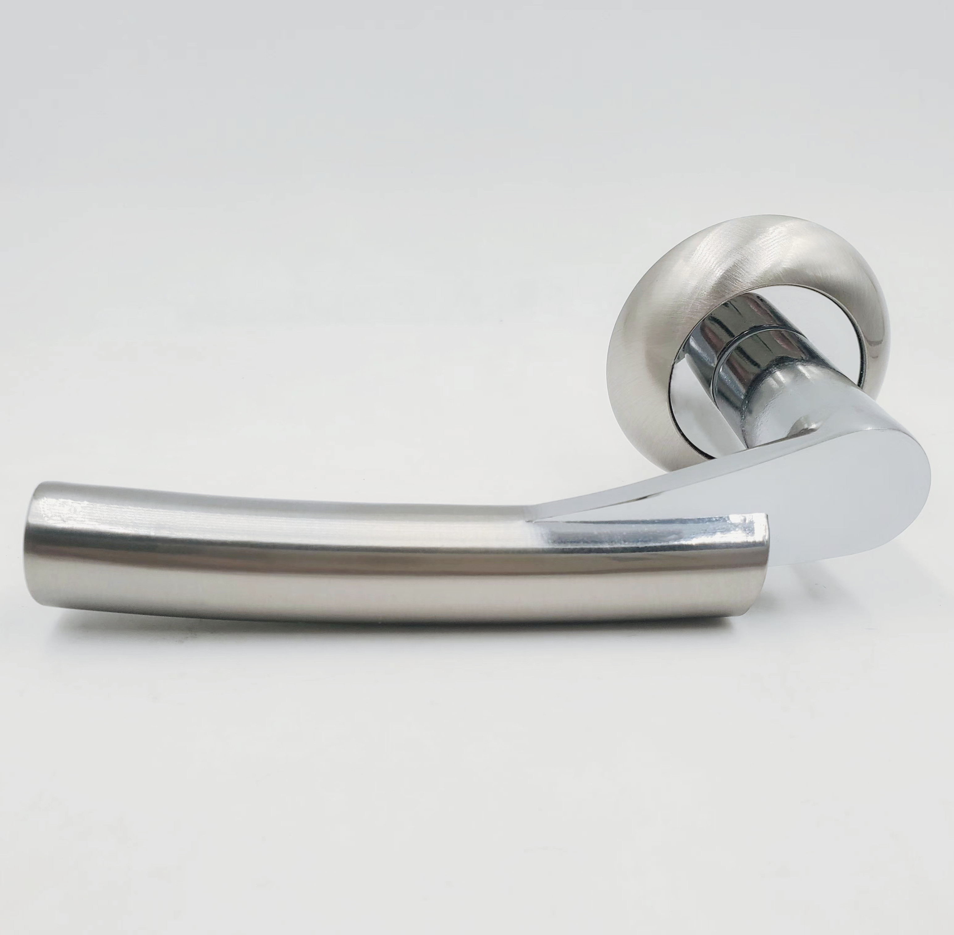 Zinc Alloy Design Modern Recessed Door Handle finish house lock metal door handle for sale