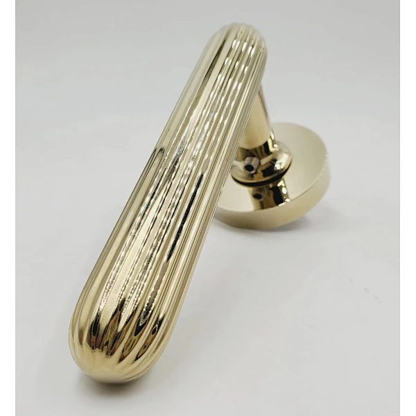 Interior Door Lock Door Handle Zinc Alloy Cylinder Luxury Gold Door Handle