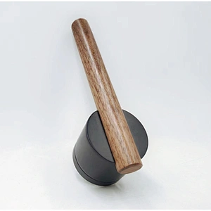 Heavy type real wood handle aluminum zinc lock nature color smelly inner door handle