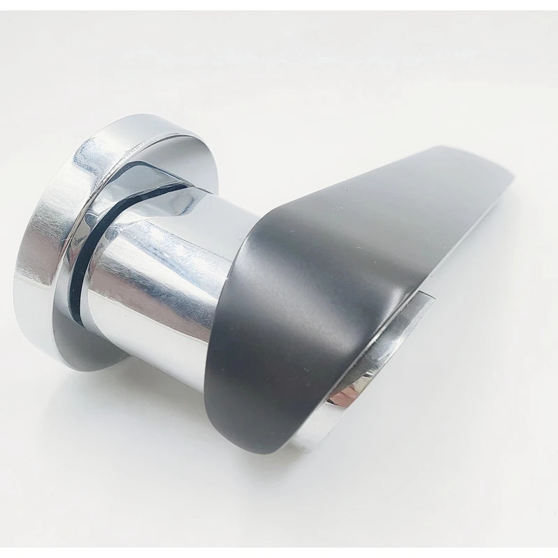 Durable Using Low Price Aluminum Black Square Fission Modern Black Door Handle