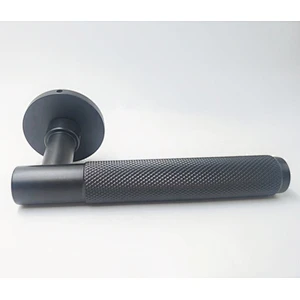 Steel iron material door handle lock bath room wooden passage  door handle plate lock