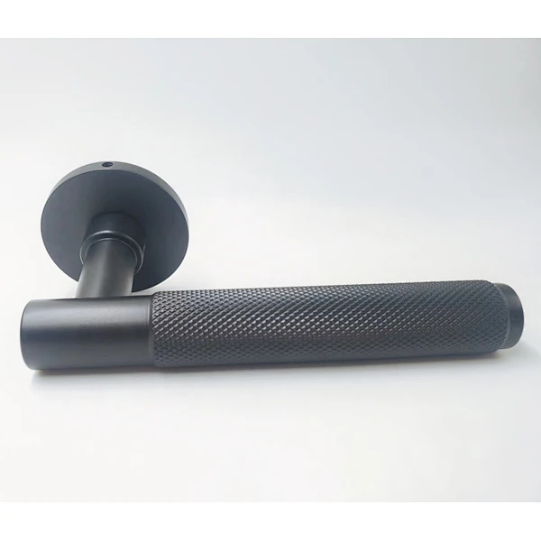 Steel iron material door handle lock bath room wooden passage  door handle plate lock