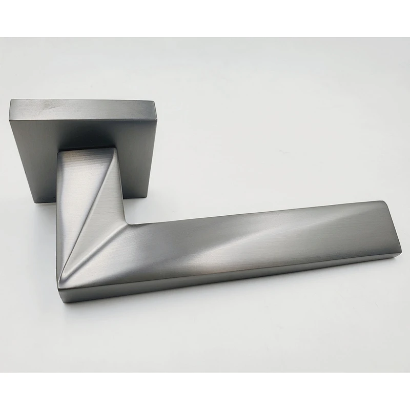 Newest Zinc Alloy Luxury Wooden Door Handle Design Modern Brass Lever Door Handle