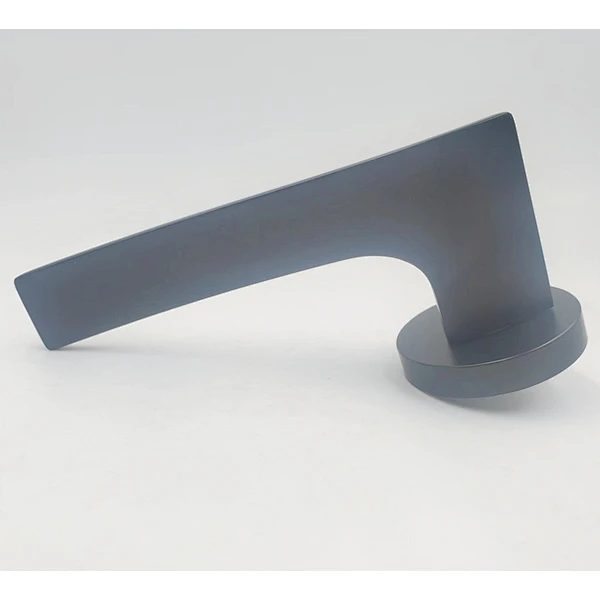 Top Quality Modern Indoor Door Handle Set black Zinc Alloy Door Accessories Handle