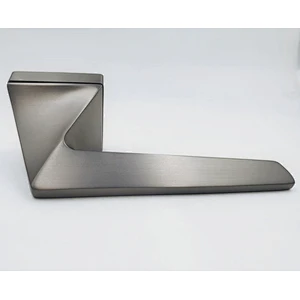 manijas de la puerta de zinc para la puerta de la puerta interior de acero moderna para manejar la puerta del juego de la puerta de arrastre