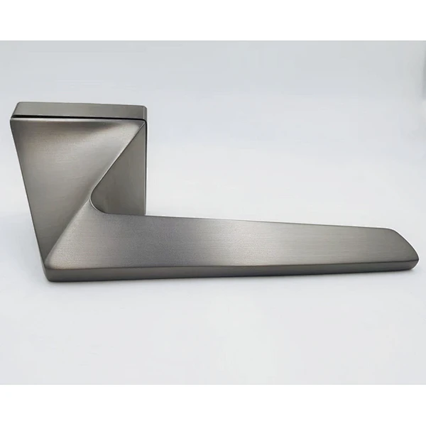 manijas de la puerta de zinc para la puerta de la puerta interior de acero moderna para manejar la puerta del juego de la puerta de arrastre