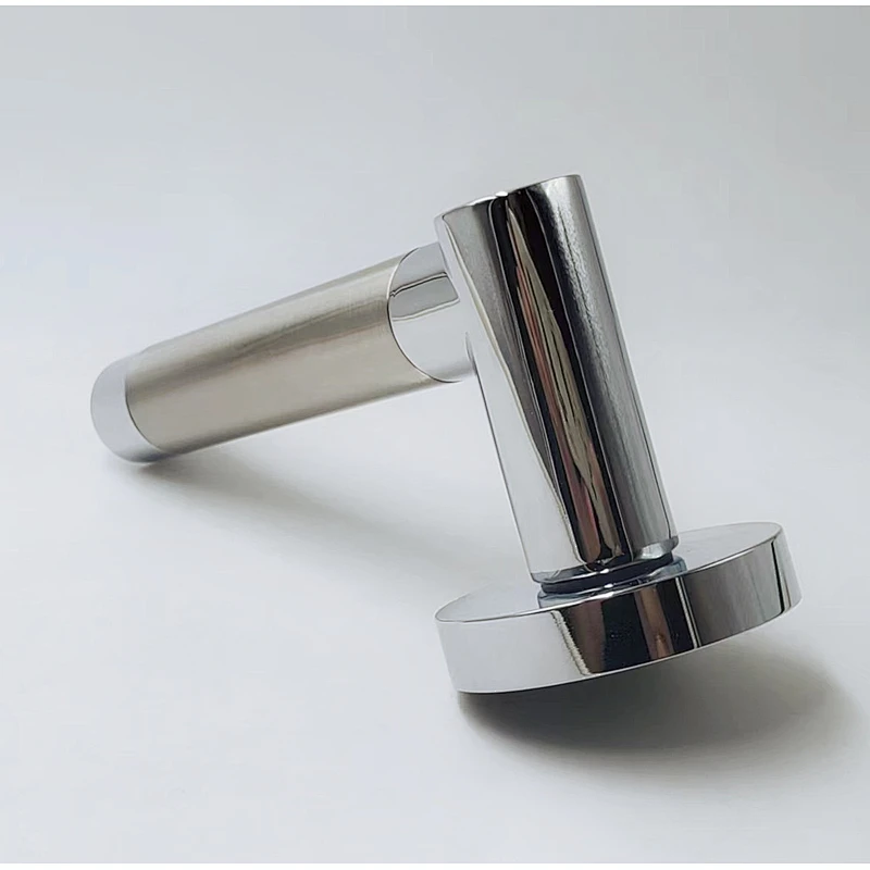 Factory Outlet Steel Glass Pull Polish zinc alloy Black Pivot Shower Door Locks Handle