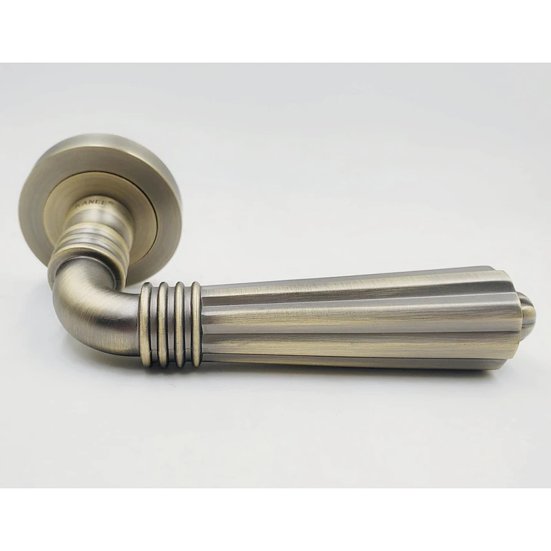 Entrance door handle fire-proof door handle Bronze interior door handle