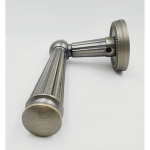 Modern Square Passage Door Lever Set with Contemporary Square Rosette Simple Door Lever Handle