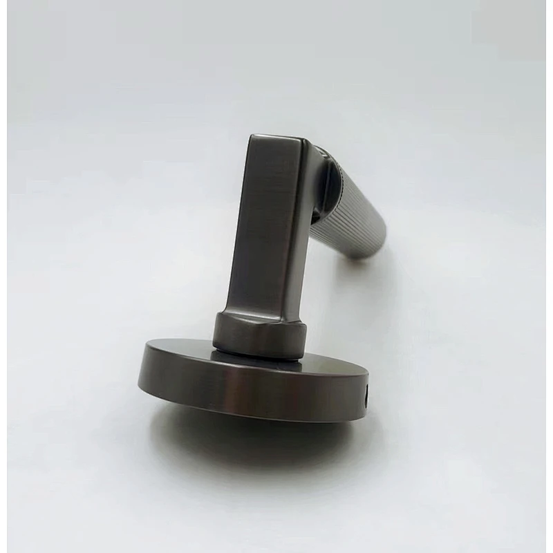 Moderna privacidad interior manchado de zinc aleación sólido sólido holdina de madera de la palanca de madera cerradura