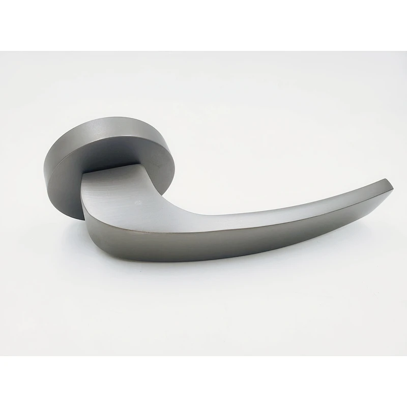 Sn zinc alloy heavy duty wooden door handle lock privacy door handle