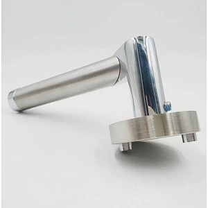 Euro designer aluminum Passage Door Lever Polished zinc alloy finish house lock metal door handle for sale